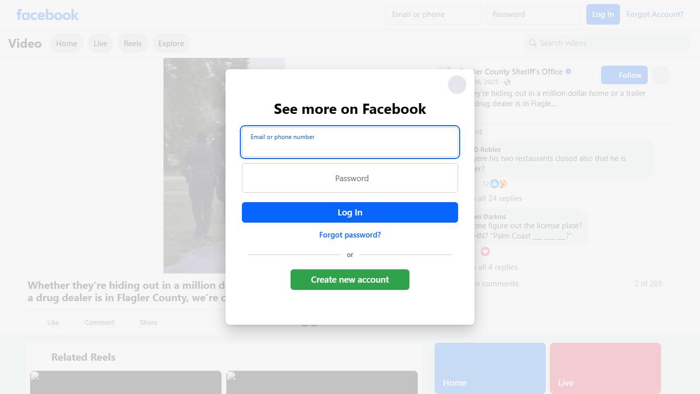 Whether they’re hiding out in a million dollar home or a trailer home… if a drug dealer is in Flagler County, we’re coming after them. Flagler County Sheriff's Office Facebook
